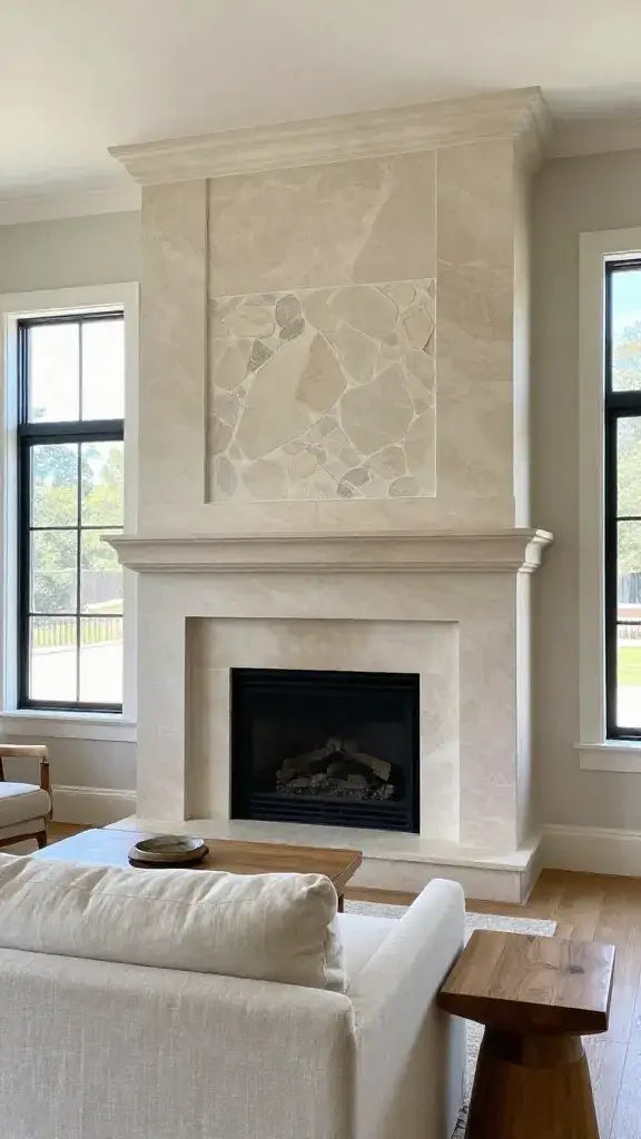 Limestone Fireplace Surrounds