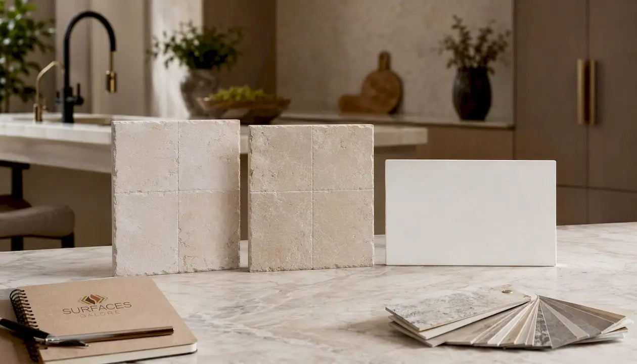 Bordeaux Rustique 16X24 Limestone Aged
