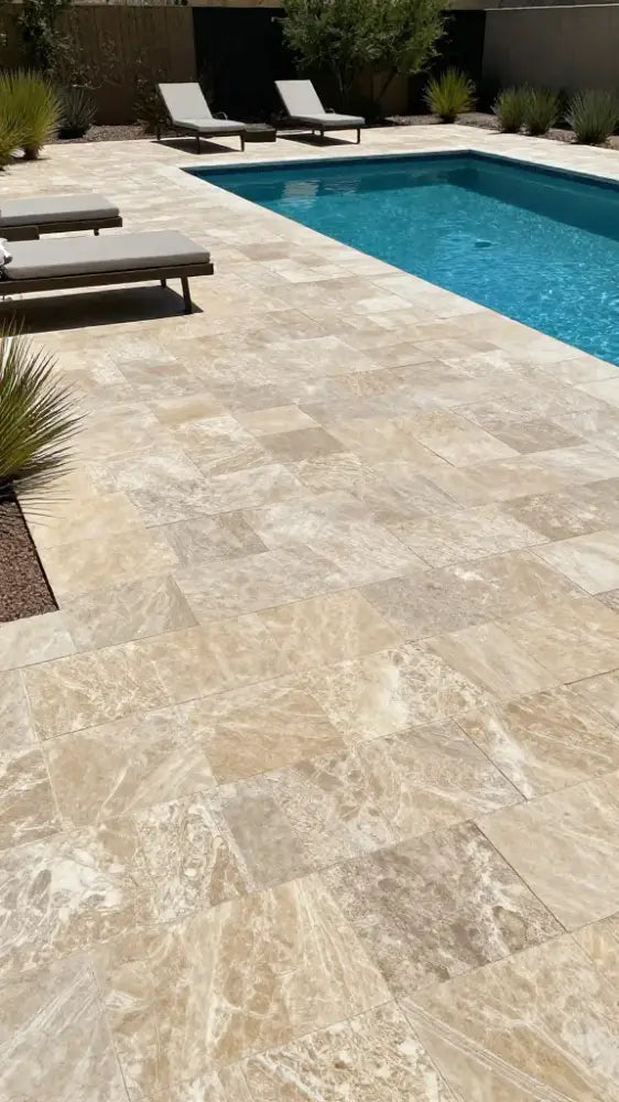 Pool Deck Pavers with Natural Grip