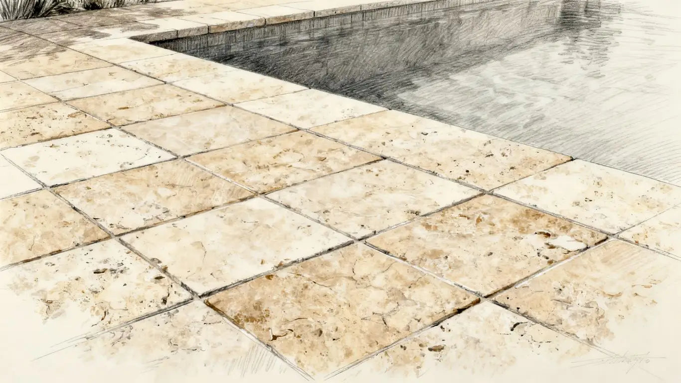 Durable stone floor
