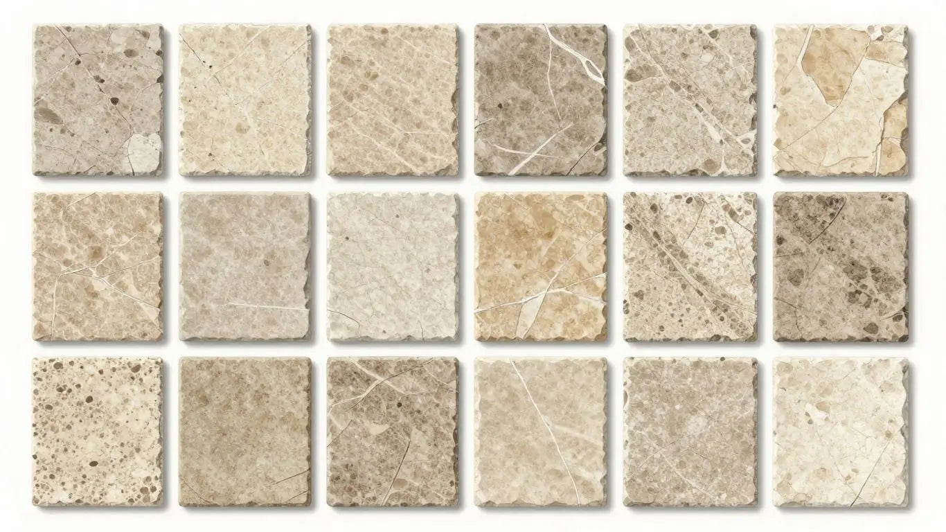 Scala Nova Travertine tiles sketch