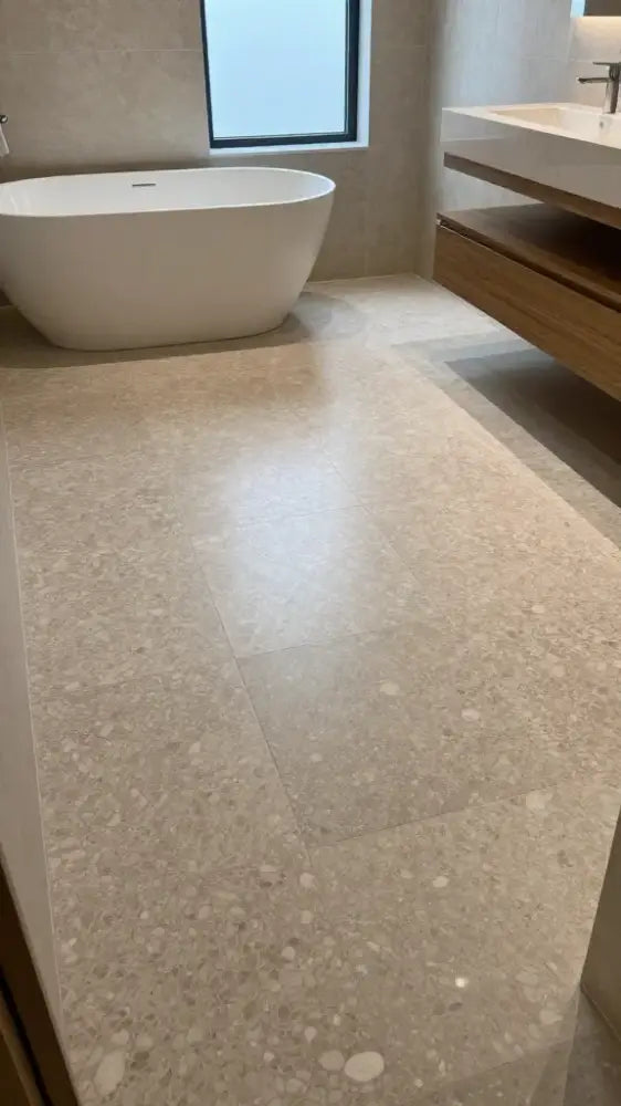 Pebble-Style Tumbled Floor Stones