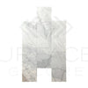 Carrara marble tile arrangement featuring Bianco Carrara Standard polished tiles