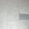 Bianco Carrara 12X24 Polished Marble Tile on white marble floor tiles