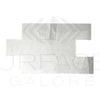 White marble brick pattern tile named Bianco Carrara Standard 12x24 polished marble