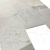 Bianco Carrara Standard 12X24 Polished Marble Tile showcasing elegant marble floor design