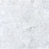 White marble texture in Bianco Congelato 4 3/4X12 Baseboard Trim Dolomite Leathered