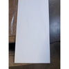 White rectangular bianco dolomite 12x24 marble panel with a smooth glossy polished finish