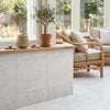 White marble cabinet with bianco dolomite 18x18 polished or honed marble countertop and wooden surface
