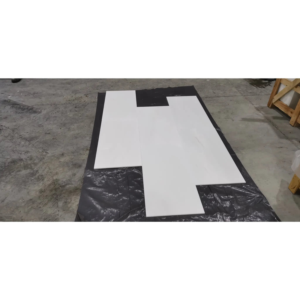 White Bianco Dolomite 18x36 marble panels, polished or honed finish