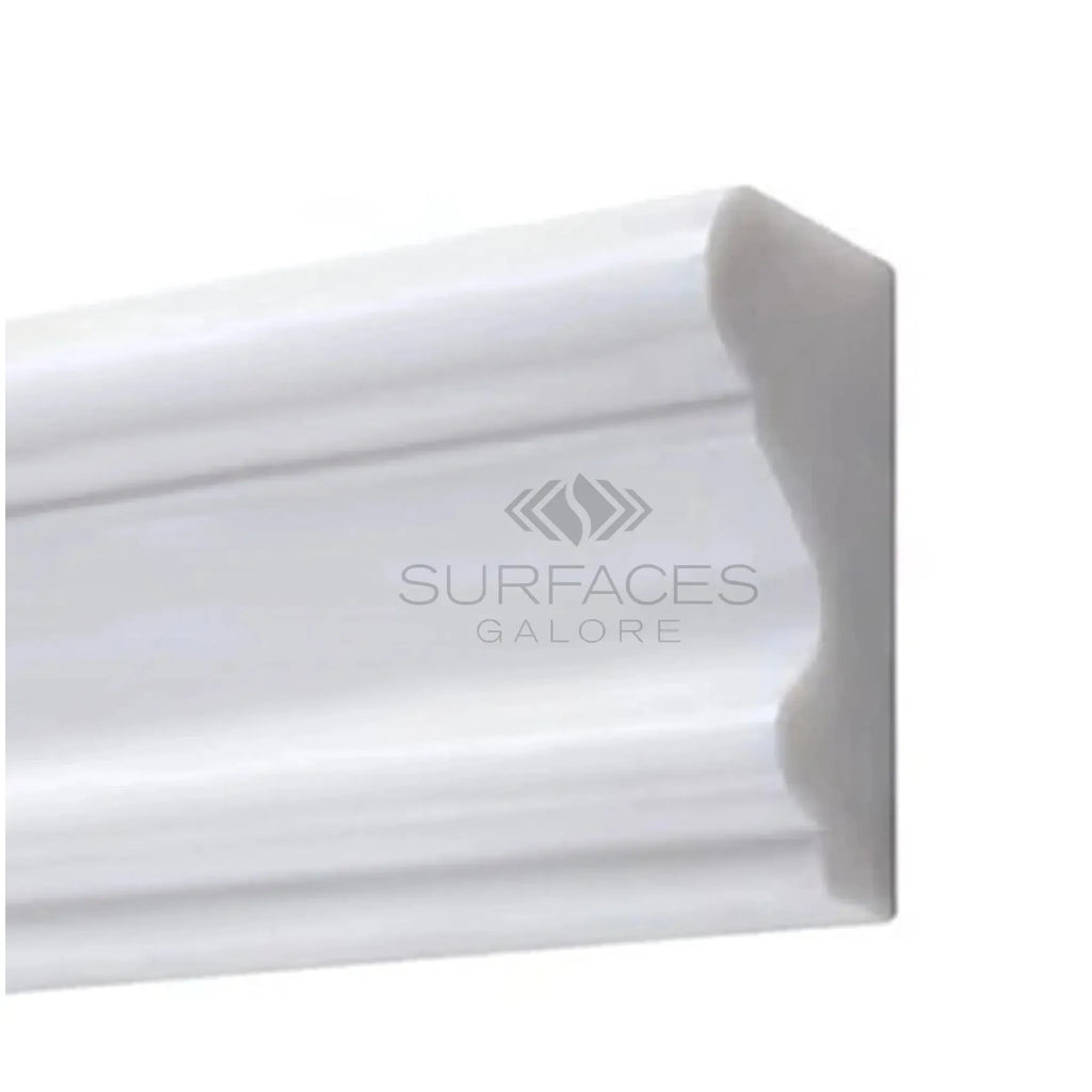 Bianco Dolomite White Marble Molding showcasing polished or honed finishes