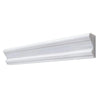 White decorative molding featured in Bianco Dolomite 2X12 Milano Molding Liner