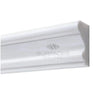 White decorative molding from Bianco Dolomite 2X12 Milano Molding Liner Marble