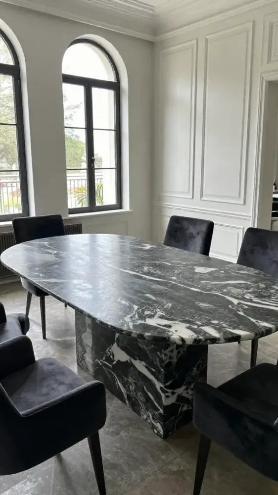Monolithic Dining Tables for Formal Spaces