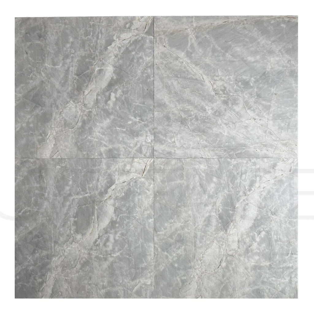 Gray marble tile pattern showcasing Blue Jade / Blue White Marble 24X24 Polished Tile