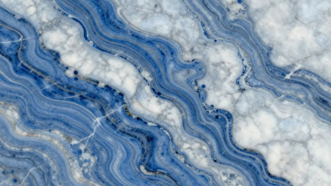Azul Cielo marble tiles collection sketch