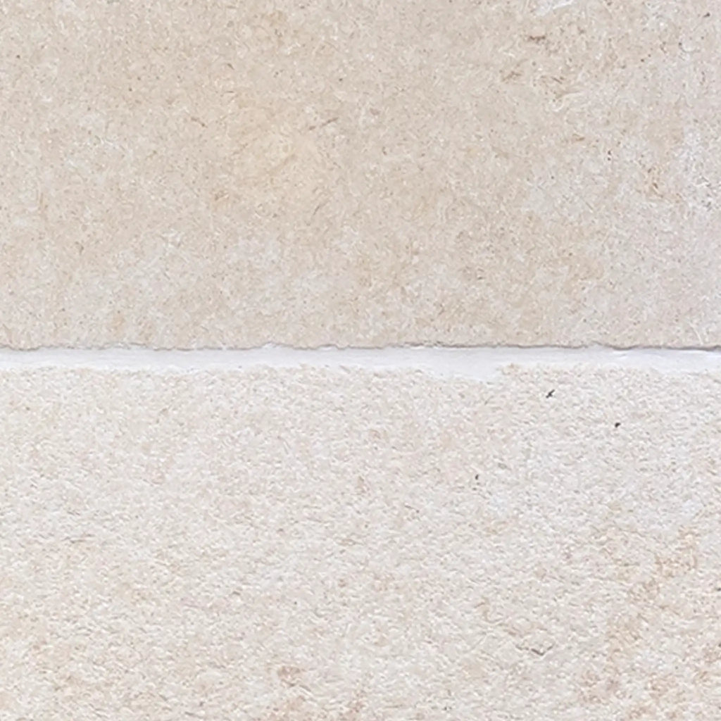 Bordeaux Rustique 16x24 reclaimed limestone tiles in beige textured stone with natural finish