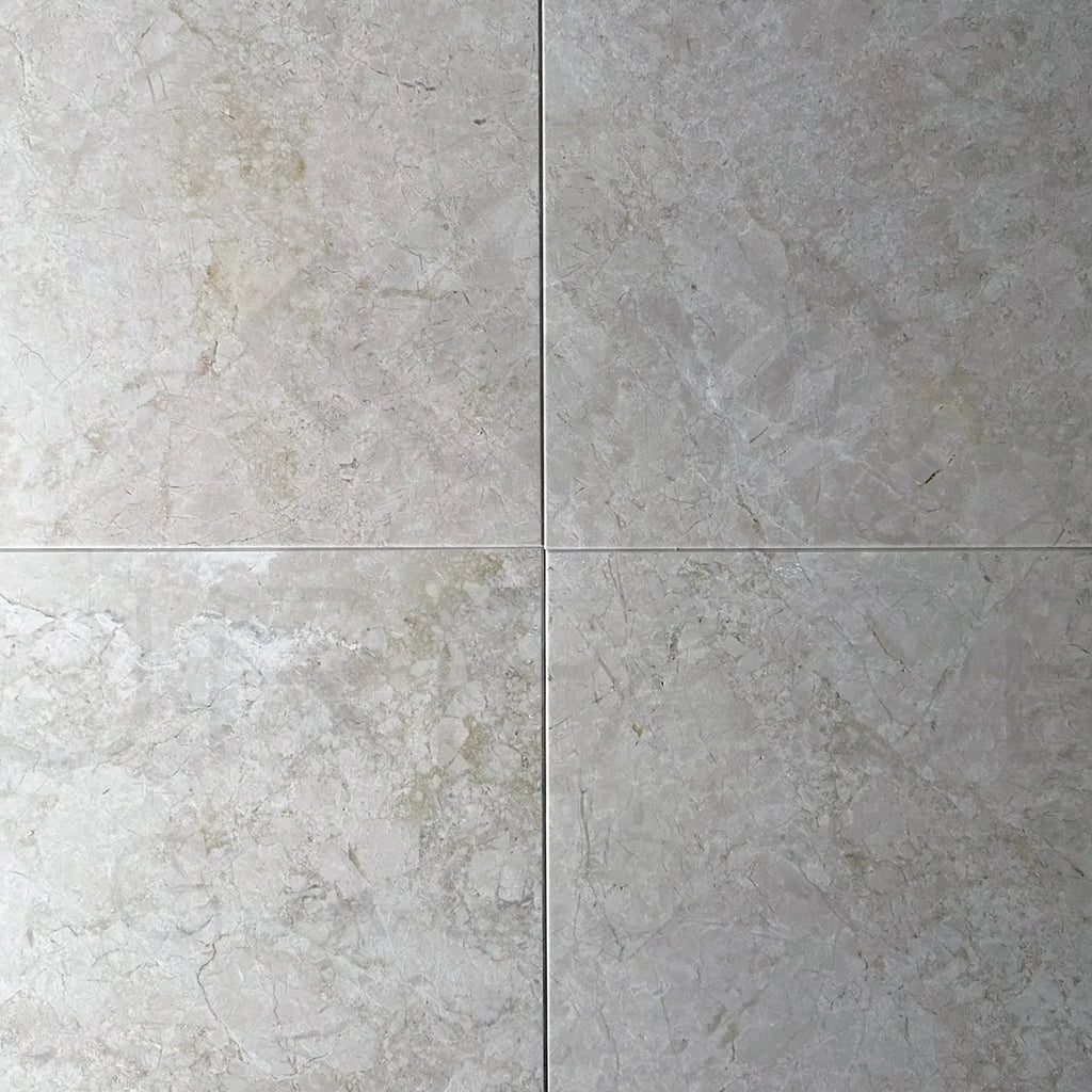 Four Botticino Cream White Beige Marble 12X12 Polished Tiles for sale at $4.99/Sq.Ft