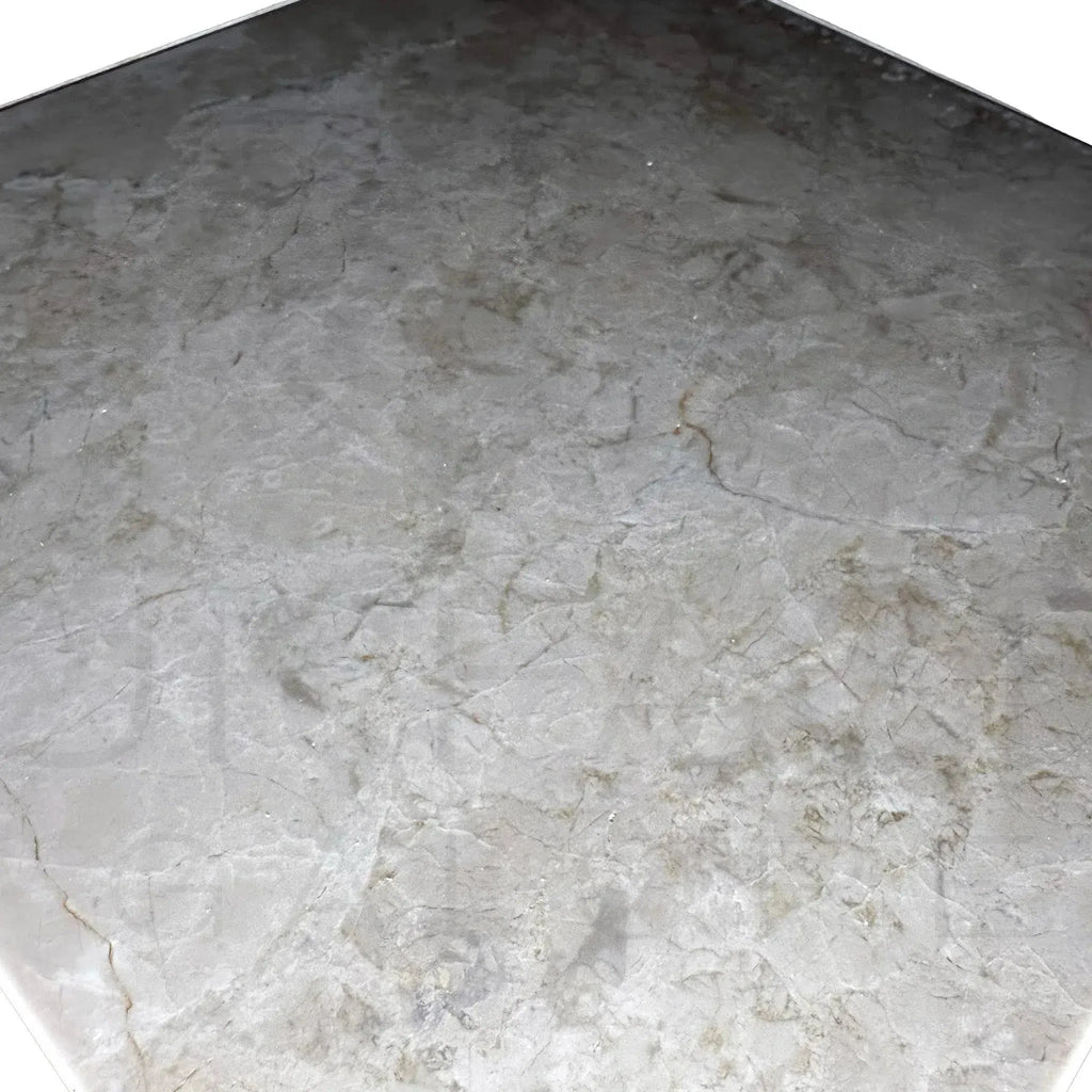 Gray marble surface of Botticino Cream White Beige Marble 12X12 Polished Tile