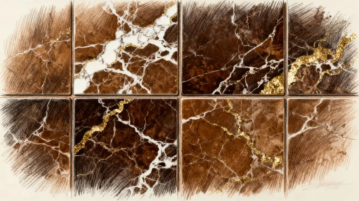 Rich tones of premium Emperador Dark
