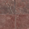 Burgundy Mocha Marble 12x12 Polished Brown Tile with Veining