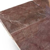 Burgundy Mocha Marble 12x12 Polished Tile with White Veining