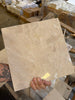 Bursa Beige Marble 12x12 polished tile with subtle veining and glossy finish