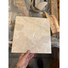 Bursa Beige Marble 12x12 polished-honed tile with subtle veining and glossy finish