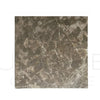 Square marble tile with gray and white veining for Cafe Emperador Polished Tile
