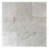 Nine Calacatta Carrara 12X12 Polished Marble Tiles displayed for sale