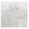 Calacatta Carrara 12X12 Polished Marble Tile in a White Marble Tile Arrangement