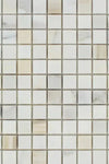 Calacatta Gold 1X1 Mosaic Marble Tile Polished or Honed