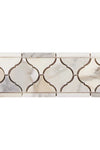 Calacatta Gold 3 7/8X11 5/8 Lantern (Luxury) Border Mosaic Marble Tile Polished or Honed