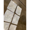 White hexagonal calacatta gold marble tile with glossy finish polished for wall use