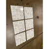 Marble basketweave tile sheets for Calacatta Gold mosaic marble tiling projects