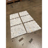 Rectangular White Marble Mosaic Tiles from Calacatta Gold Basketweave Mosaic collection