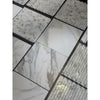 Calacatta Gold Marble 12x12 polished or honed white tiles with gray veining