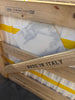 Calacatta Gold Marble 12x12 Polished, white with gray veins in Italy crate