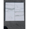 Calacatta Gold Marble 12x12 Polished White Tile with Gray Veining