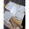 Calacatta Gold Marble 12x12 Polished white tiles with gray veining in crate