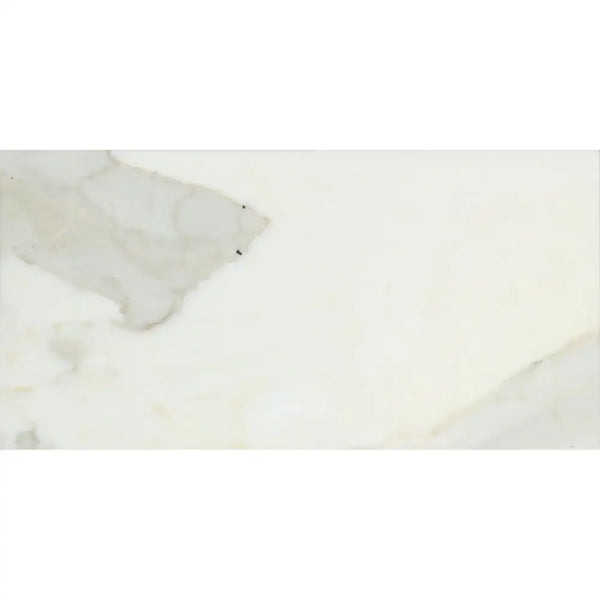 Rectangular Calacatta Gold Marble 12x24 tile with polished or honed marble pattern