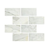 Rectangular Calacatta Gold Marble 12x24 tiles with polished or honed finish