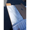 Calacatta Gold Marble 12x24 polished tile with white marble pattern and gray veining, partially unboxed