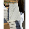 Calacatta Gold marble slab with white base and elegant gray veining, 12x24 polished or honed