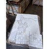 White Calacatta Gold Marble tile with gray veining in 12x24 polished or honed finish