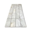 Calacatta Gold Marble 12x24 polished or honed white marble floor tiles