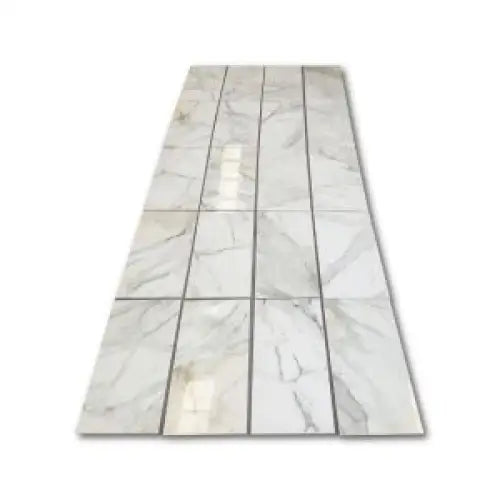 Calacatta Gold Marble 12x24 polished or honed white marble floor tiles
