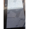 White and grey marble-patterned ceramic tiles from Calacatta Gold Marble 12X24 collection