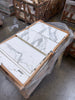 White Calacatta Gold Marble tiles with gray veining in a wooden crate for 12x24 polished or honed finish