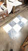 Calacatta Gold gray and white marble checkered 18x18 polished tiles